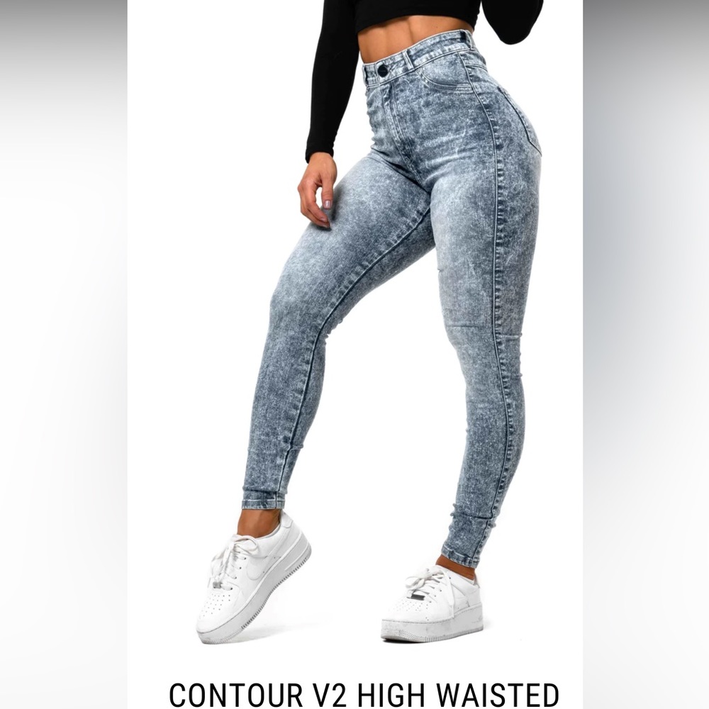 Fitjeans acid wash small jeans